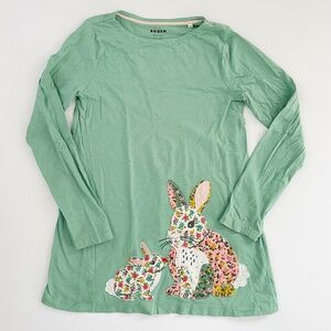 Boden tunic with quilted bunny appliqué